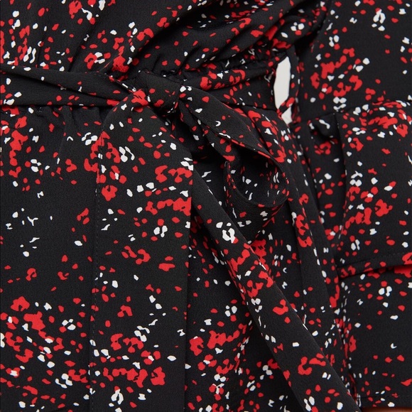 Dynamite Printed Belt Romper - Picture 3 of 6